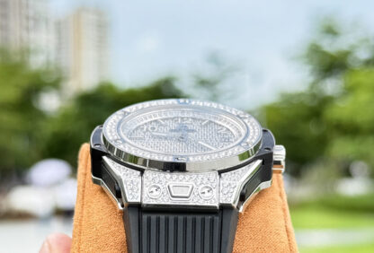 Hublot Big Bang "One Click" Stainless Steel Rainbow Watch - Image 7