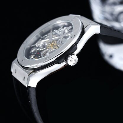Hublot Ultra-Thin Two-Hand Flywheel Mechanical Watch - Image 7