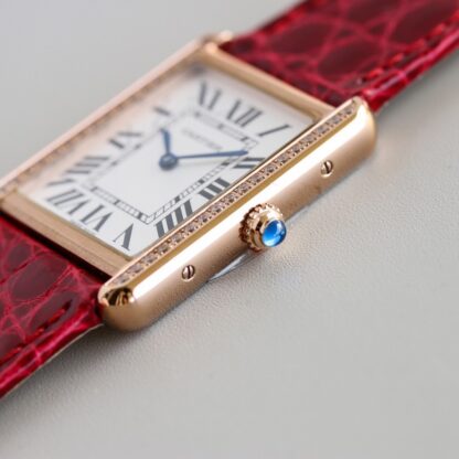 Cartier classic tank series low-key elegant watch - Image 6