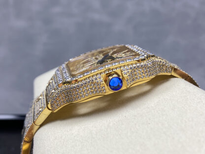 Cartier Santos Hollow Full Diamond Series Watch - Image 7