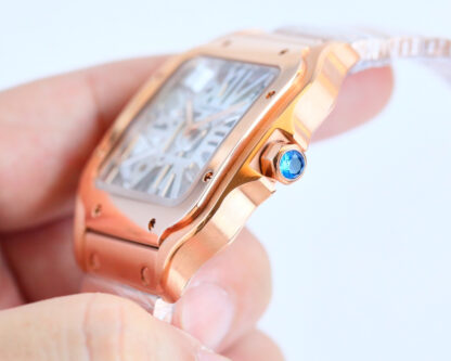 Cartier Santos Skeleton Series Mechanical Watch - Image 7