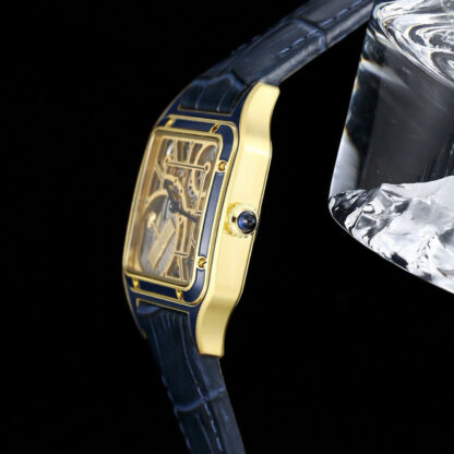 Cartier Santos Skeleton Classic Mechanical Watch - Image 7