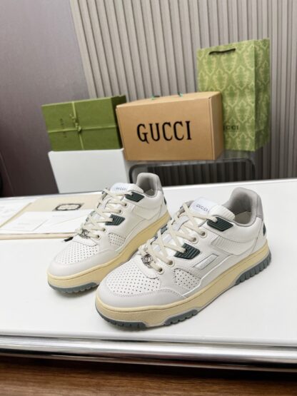 Gucci high and low top distressed sneakers - Image 6