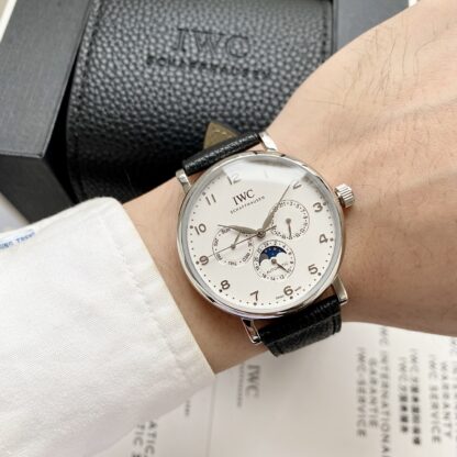 IWC Portuguese series multi-function moon phase 6-pin watch - Image 7