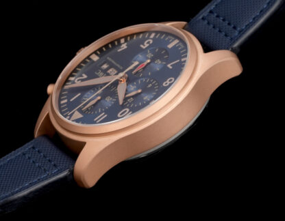 IWC Bronze Gold Chronograph Spitfire Series Watch - Image 7