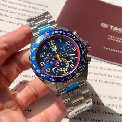 TAGHeuer Quartz Men's Steel Strap Watch - Image 5
