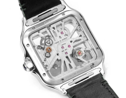 Cartier Santos hollow steel belt series mechanical watch - Image 5