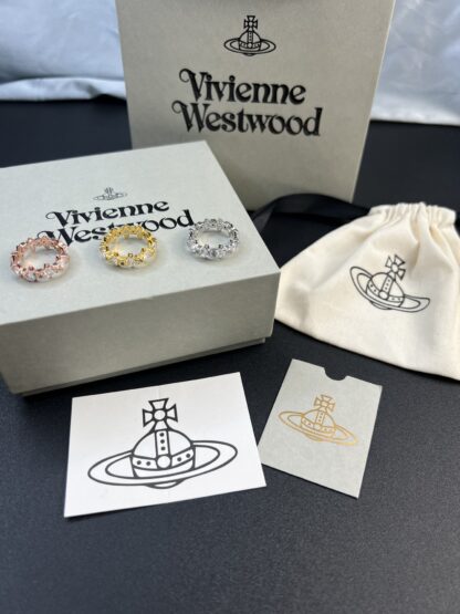 Vivienne Westwood Reclining Multi-Saturn Ring - Image 7