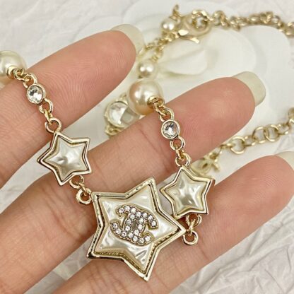 Chanel Mother-of-Pearl Star Necklace - Image 7