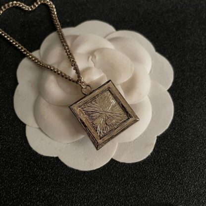 Chanel Square Double C Necklace - Image 5