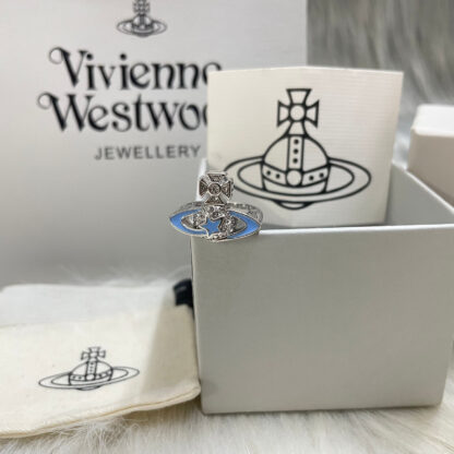 Vivienne Westwood five-pointed star full diamond Saturn ring - Image 7