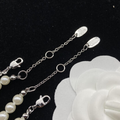 Vivienne Westwood Planet Pearl Brooch Necklace - Image 7