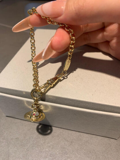 Vivienne Westwood classic shining earth star ring necklace - Image 7