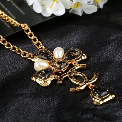 Chanel classic fashion pendant versatile necklace - Image 7