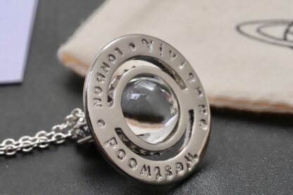 Vivienne Westwood three-dimensional transparent Saturn necklace - Image 7