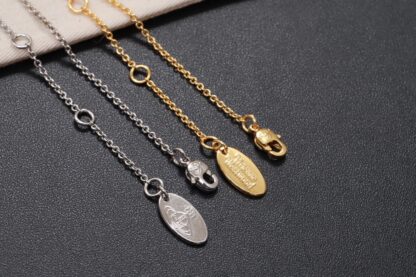 Vivienne Westwood crystal Saturn necklace - Image 7
