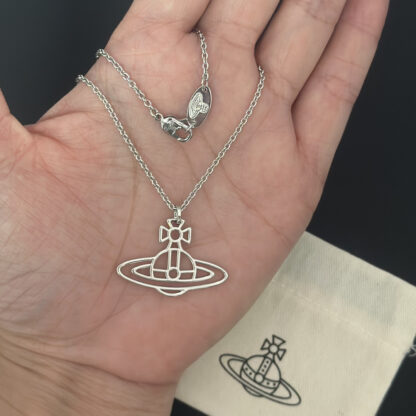 Vivienne Westwood Planet Hollow Long Necklace - Image 7