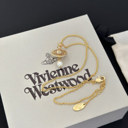 Vivienne Westwood Planet Drop Necklace - Image 7