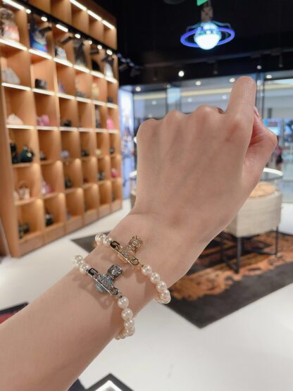 Vivienne Westwood Enamel Saturn Bracelet - Image 7