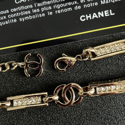 Chanel exquisite and elegant double C necklace - Image 5