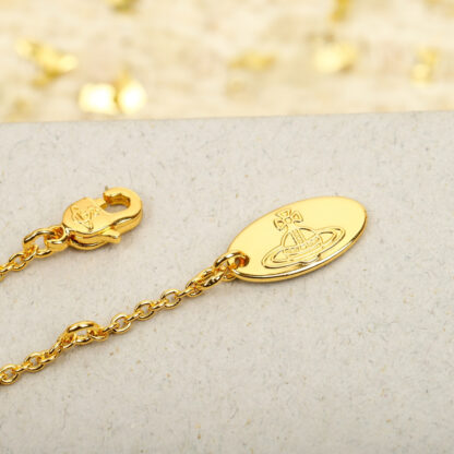 Vivienne Westwood Classic Sparkling Saturn Ring Bracelet - Image 6