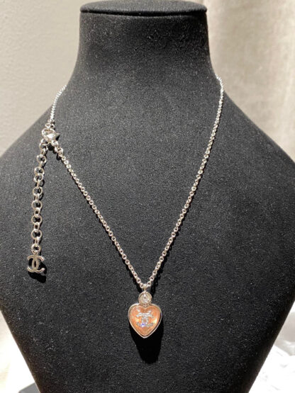 Chanel blue heart necklace - Image 6