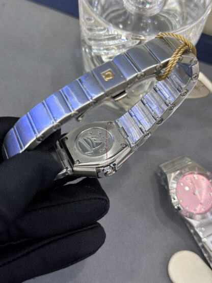 Omega Constellation Cherry Blossom Pink Ladies Watch - Image 7