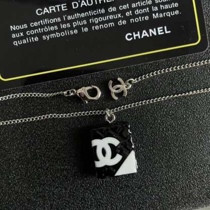 Chanel prismatic double C necklace - Image 7