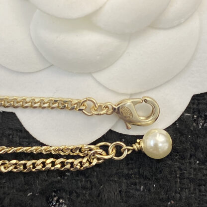 Chanel Diamond Double Heart Necklace - Image 7