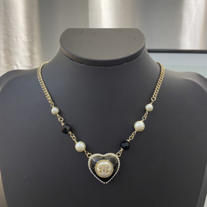 Chanel Mysterious Black Heart Necklace - Image 7
