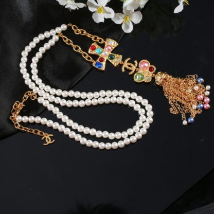 Chanel stylish double C necklace - Image 7