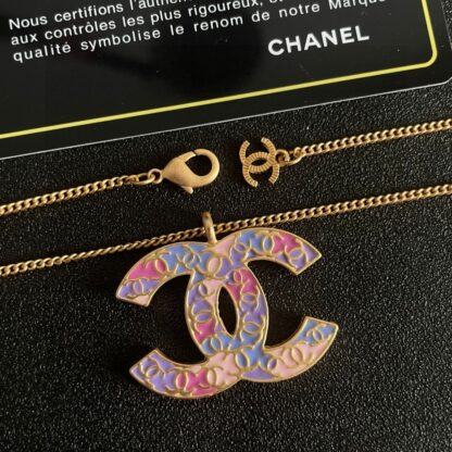 Chanel Fashionable and Versatile Double C Necklace - Image 5
