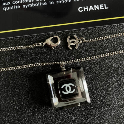 Chanel Fashion Square Double C Necklace - Image 6