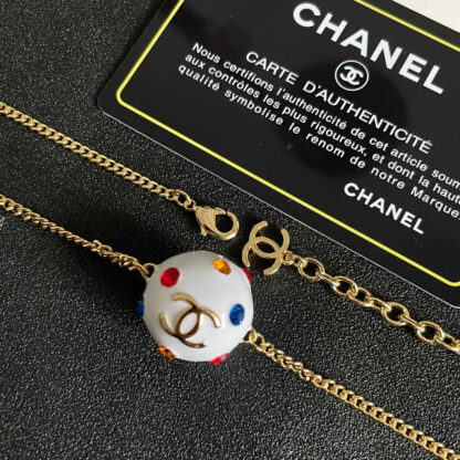 Chanel Fashion Ball Vintage Necklace - Image 5