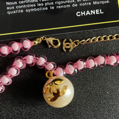 Chanel Pearl Double C Necklace - Image 6