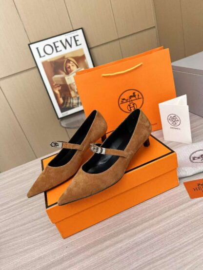 Hermès dark brown holiday must-have comfortable loafers - Image 7