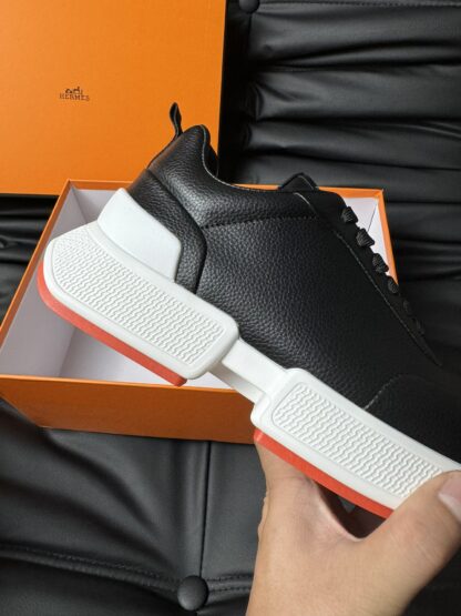 Hermès black premium ultra-lightweight sneakers - Image 8