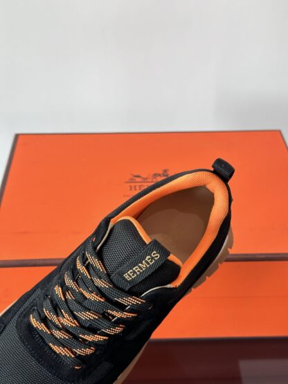 Hermès lightweight and versatile black sneakers - Image 8