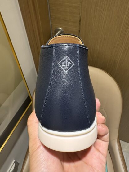 Hermès classic dark blue high-end loafers - Image 8