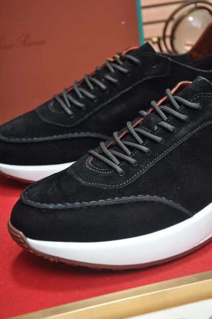 Hermès classic black and brown cashmere sneakers - Image 8