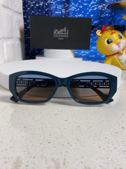 Hermes Retro Fashion Trend Cat Eye Sunglasses - Image 8