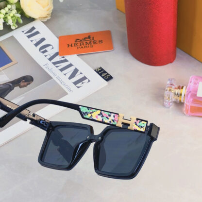 Hermès Square Retro High-end Sunglasses - Image 6