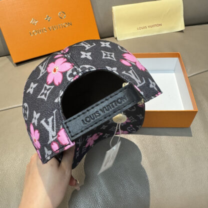 Louis Vuitton TM MONOGRAM CHERRY BLOSSOM PRINTED BASEBALL CAP - Image 8