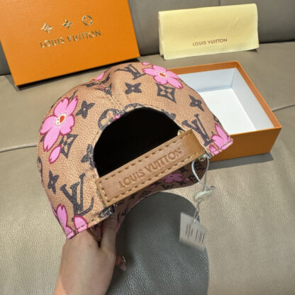 Louis Vuitton TM MONOGRAM CHERRY BLOSSOM PRINTED BASEBALL CAP - Image 8