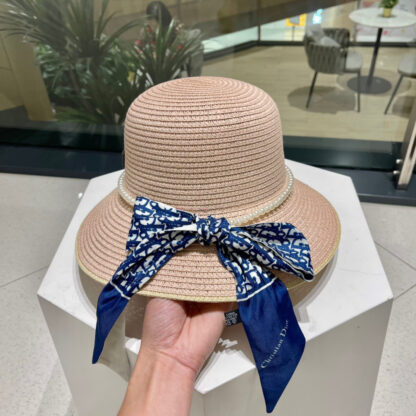 Dio Bow Ribbon Straw Hat - Image 9
