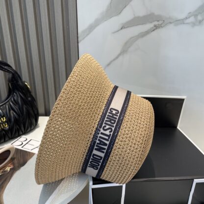 Dior versatile fashion straw hat - Image 9