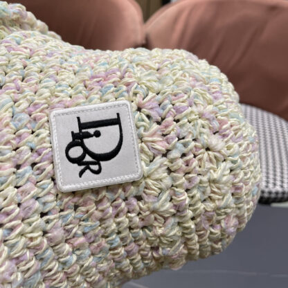 Dior colorful straw bucket hat - Image 9