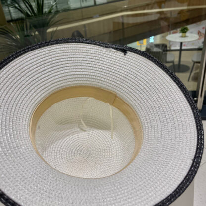 Dior bow ribbon straw hat - Image 9