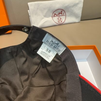 Hermès canvas baseball cap - Image 8