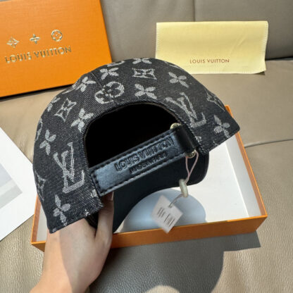 Louis Vuitton embossed leather baseball cap - Image 8